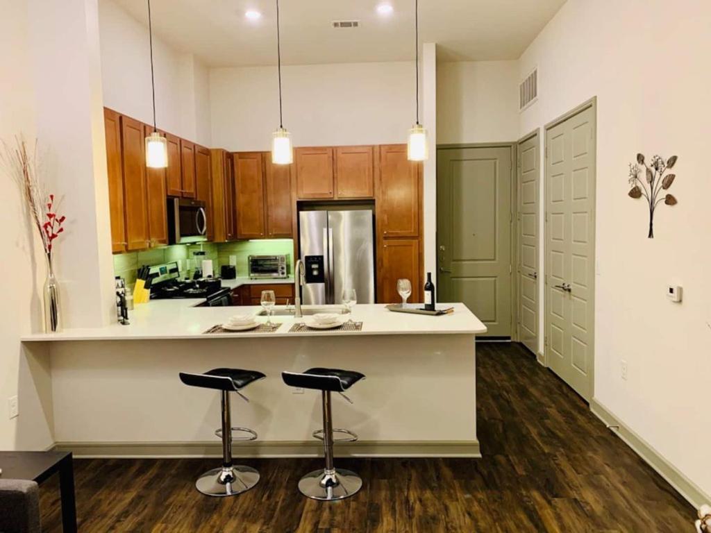 Apartamento Downtown Free Parking - Pool - Gym - Fully Kitchen Houston
