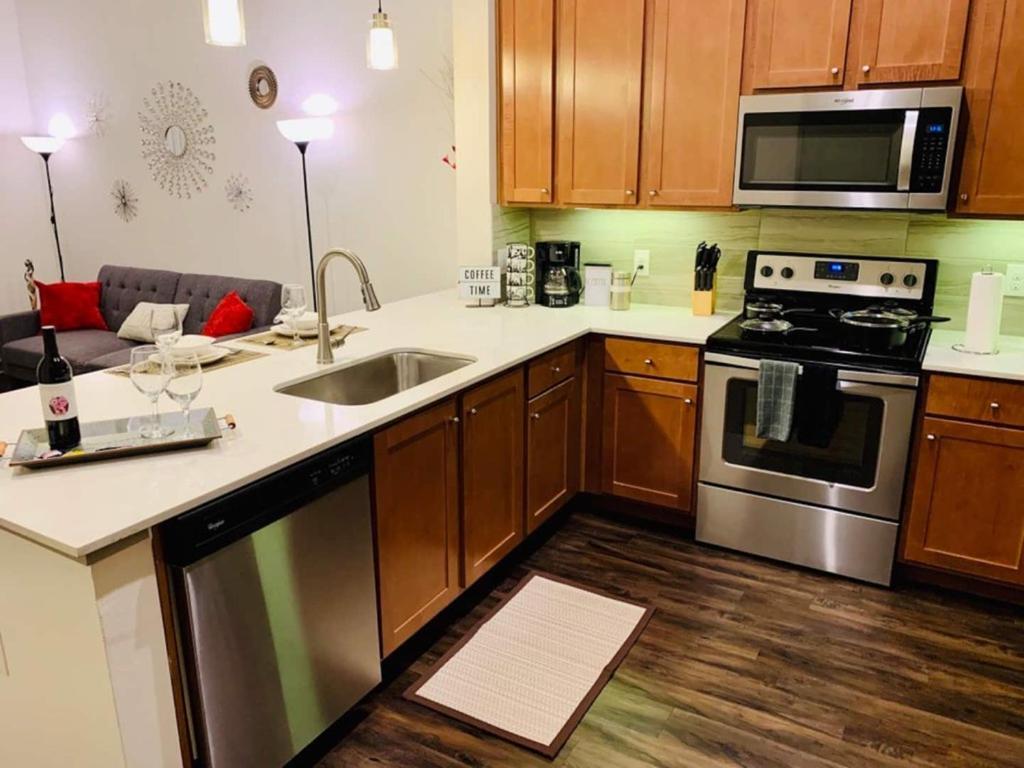 Downtown Free Parking - Pool - Gym - Fully Kitchen Houston
